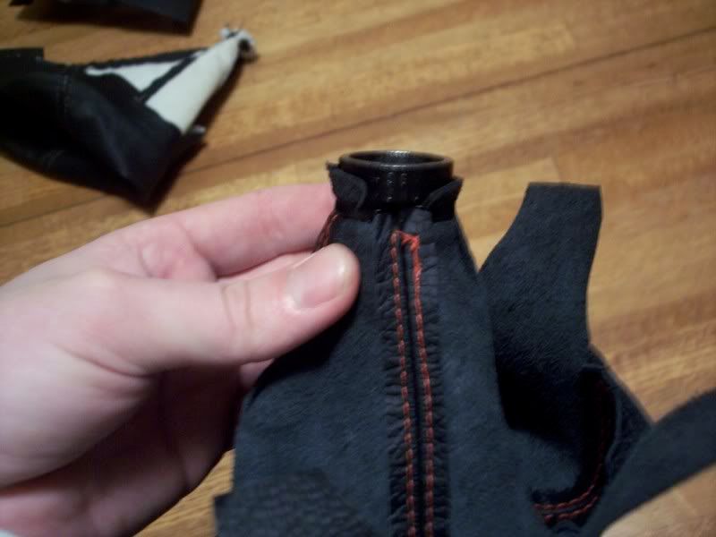 DIY Redline Shift Boot and Stock Collar Acura RSX, ILX and Honda EP3